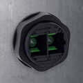 InLine Fiber optic coupler SC, short, IP68, 2x2 SC socket, M20