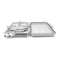Outdoor FTTH Box for 16 cores and 16x LC/DX or 16x SC/SX