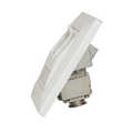 Keystone faceplate for 2 keystone jacks, pure white (NK4021)